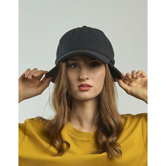 Snow Flap Stopper Cap - black-428