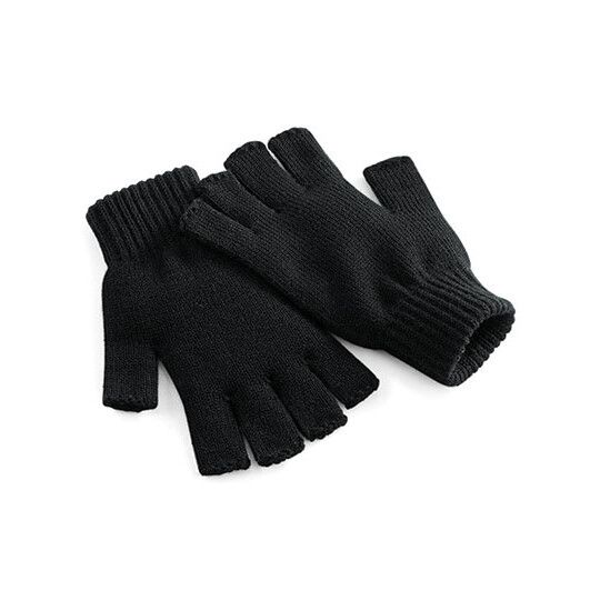 Fingerless Gloves - black-528