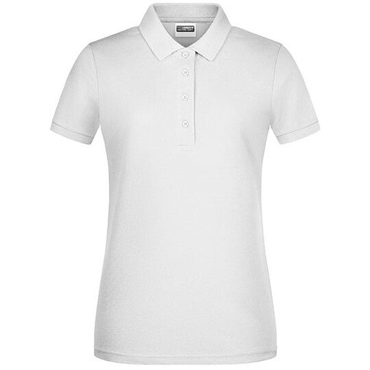 Ladies´ Basic Polo - white-496