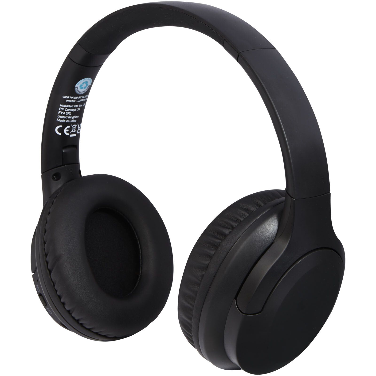 Loop Bluetooth-Kopfhörer aus recyceltem Kunststoff - schwarz-694