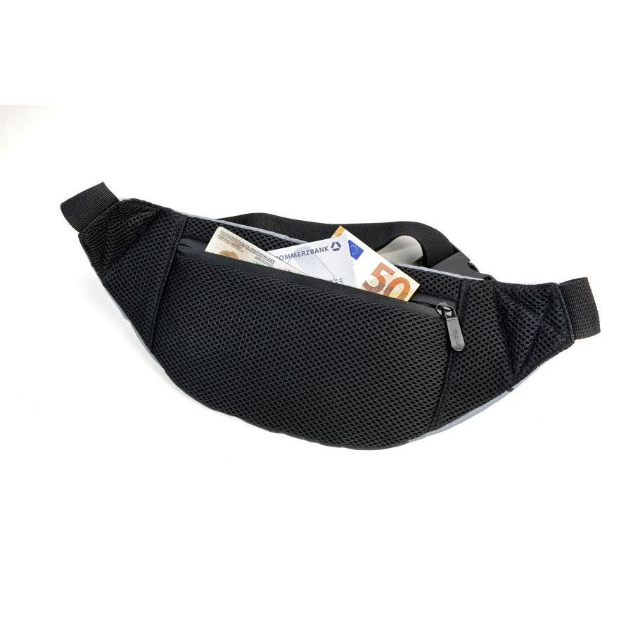 Troika Gürteltasche REFLACTIVE BAG - grau - schwarz-4