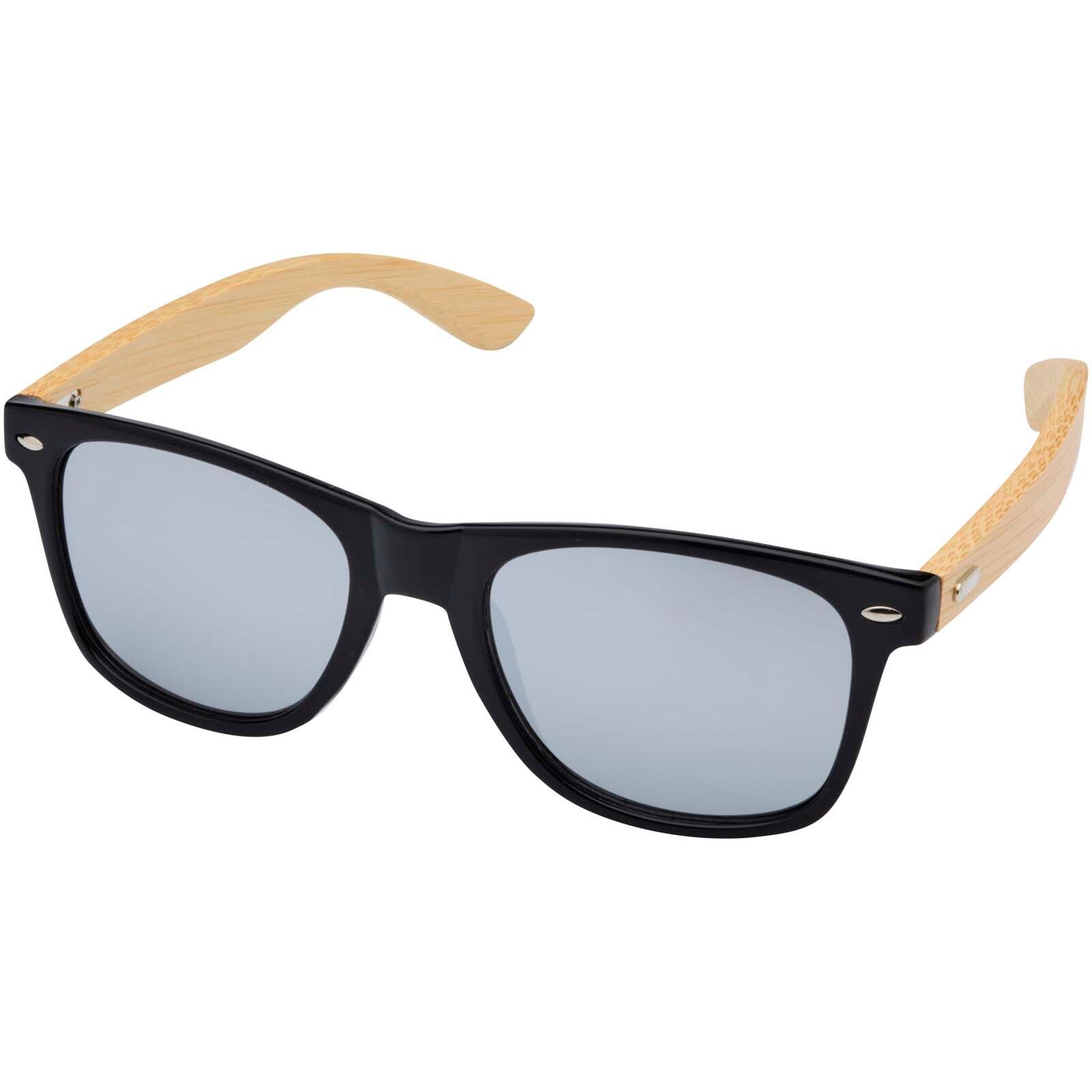 Hue Sonnenbrille mit Bambusbügeln - silber-482