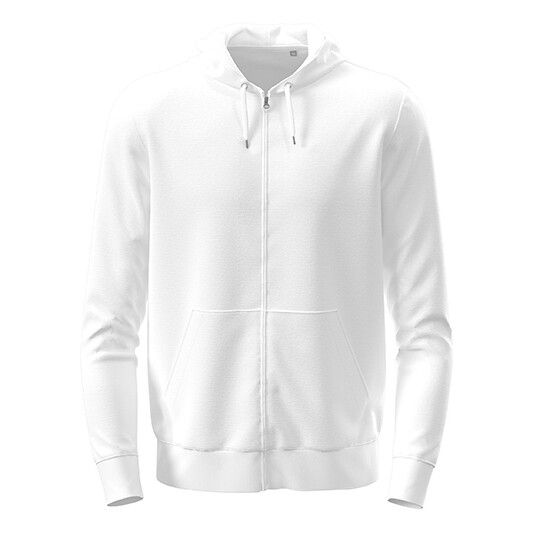 Classic Zip Hoodie - white-105