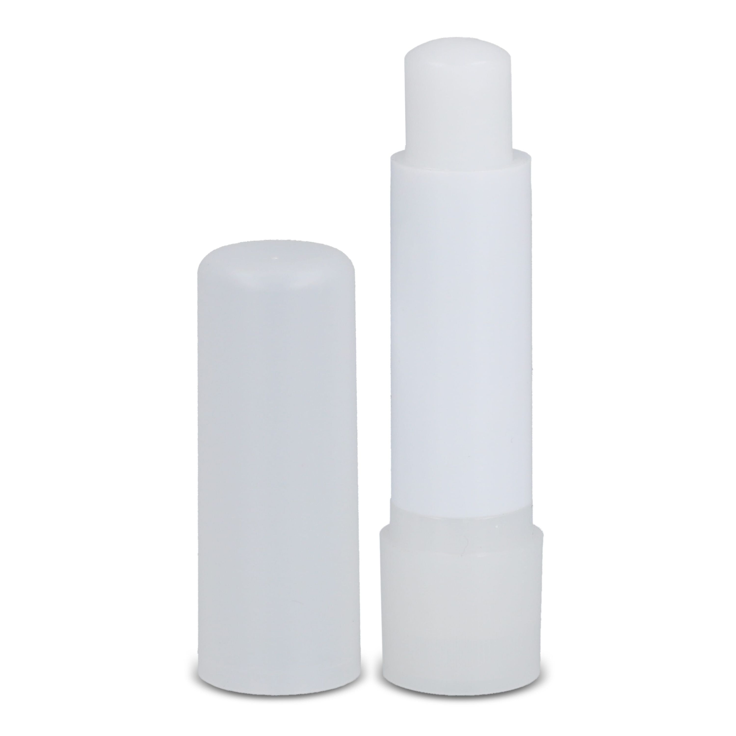 Klassischer Lippenpflegestift aus recycelten Materialien - natur  -  weiss-428