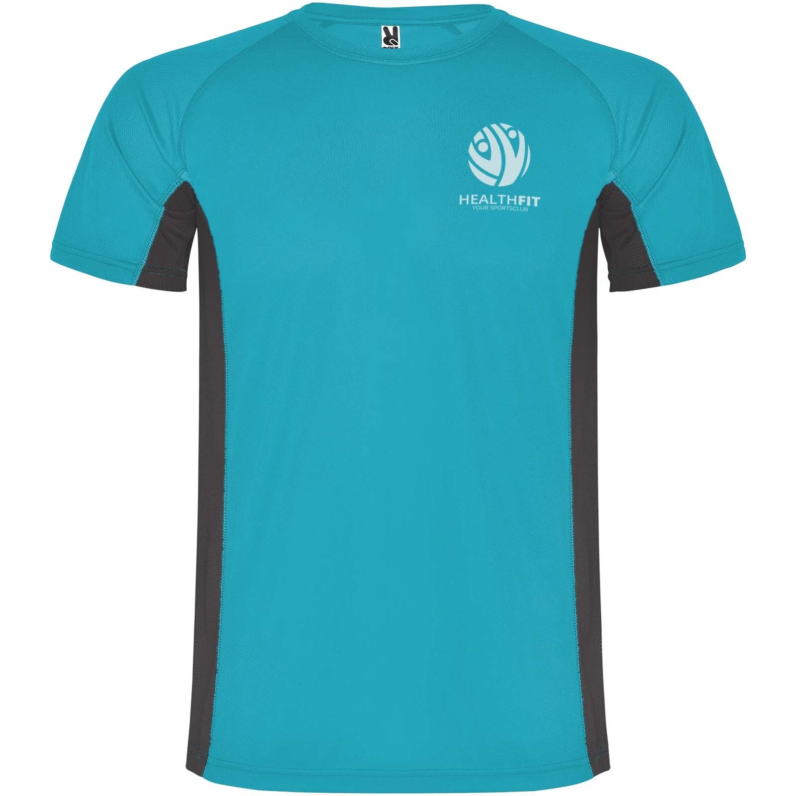 Shanghai Sport T-Shirt für Herren - türkis -  dunkelblei - XL-920