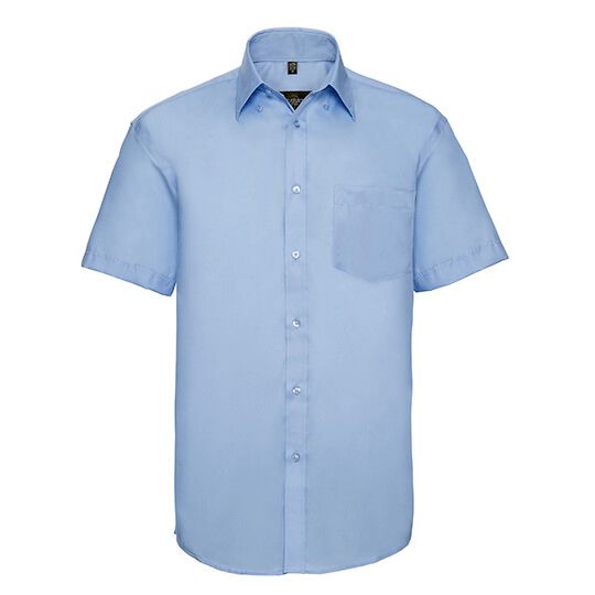 Men's Short Sleeve Classic Ultimate Non-Iron Shirt - bright sky-25