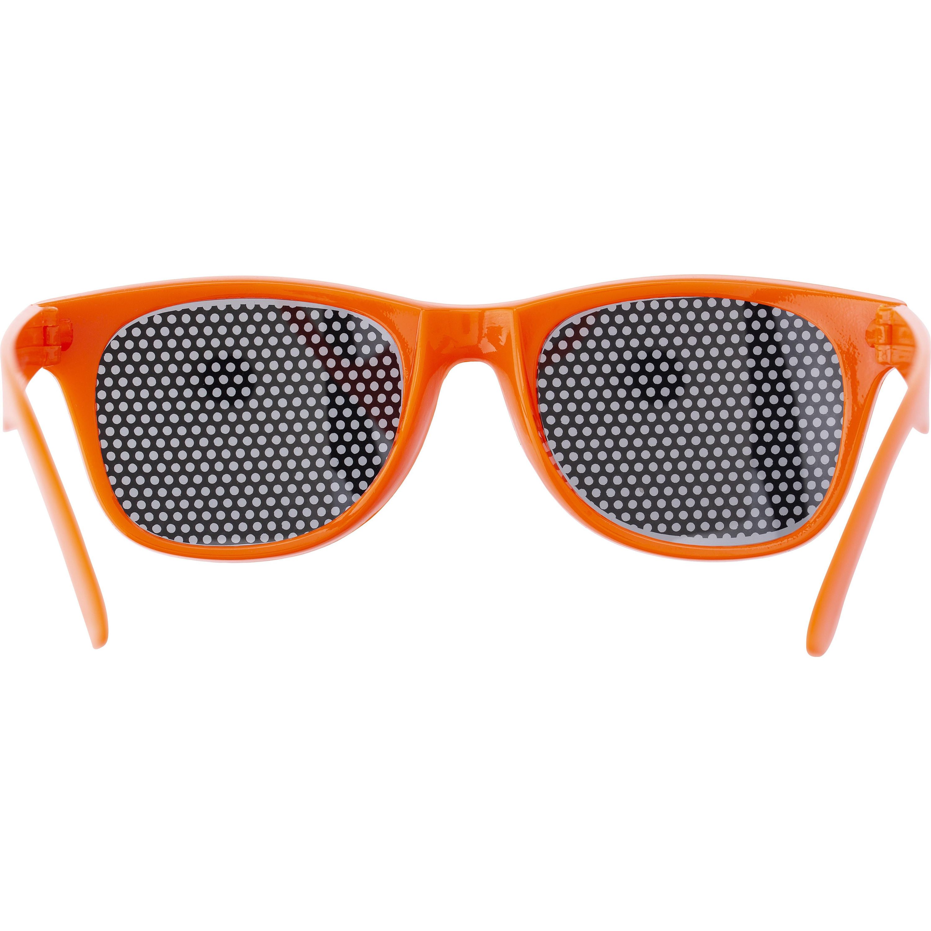 Fan Sonnenbrille aus Plexiglas Lexi - red - yellow-89