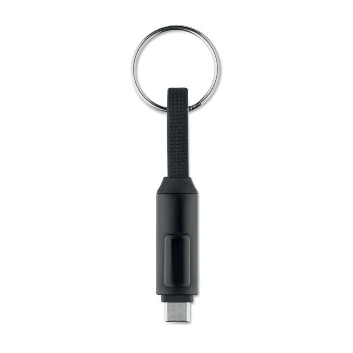 60W Schlüsselring-Ladekabel KEYSTO - schwarz-619