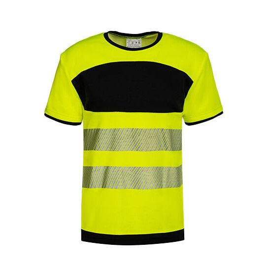 signal yellow - black