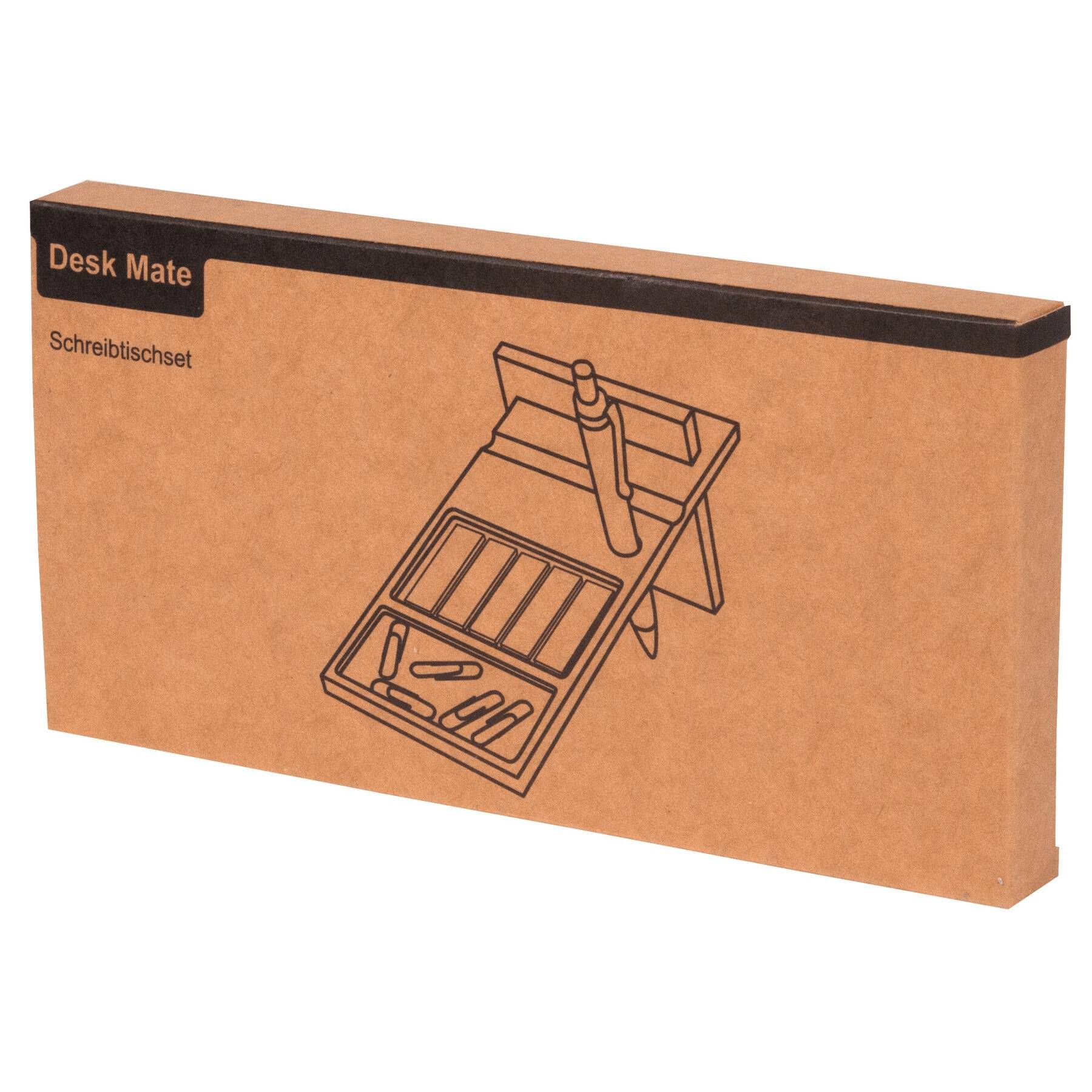 Schreibtischset DESK MATE - braun-38