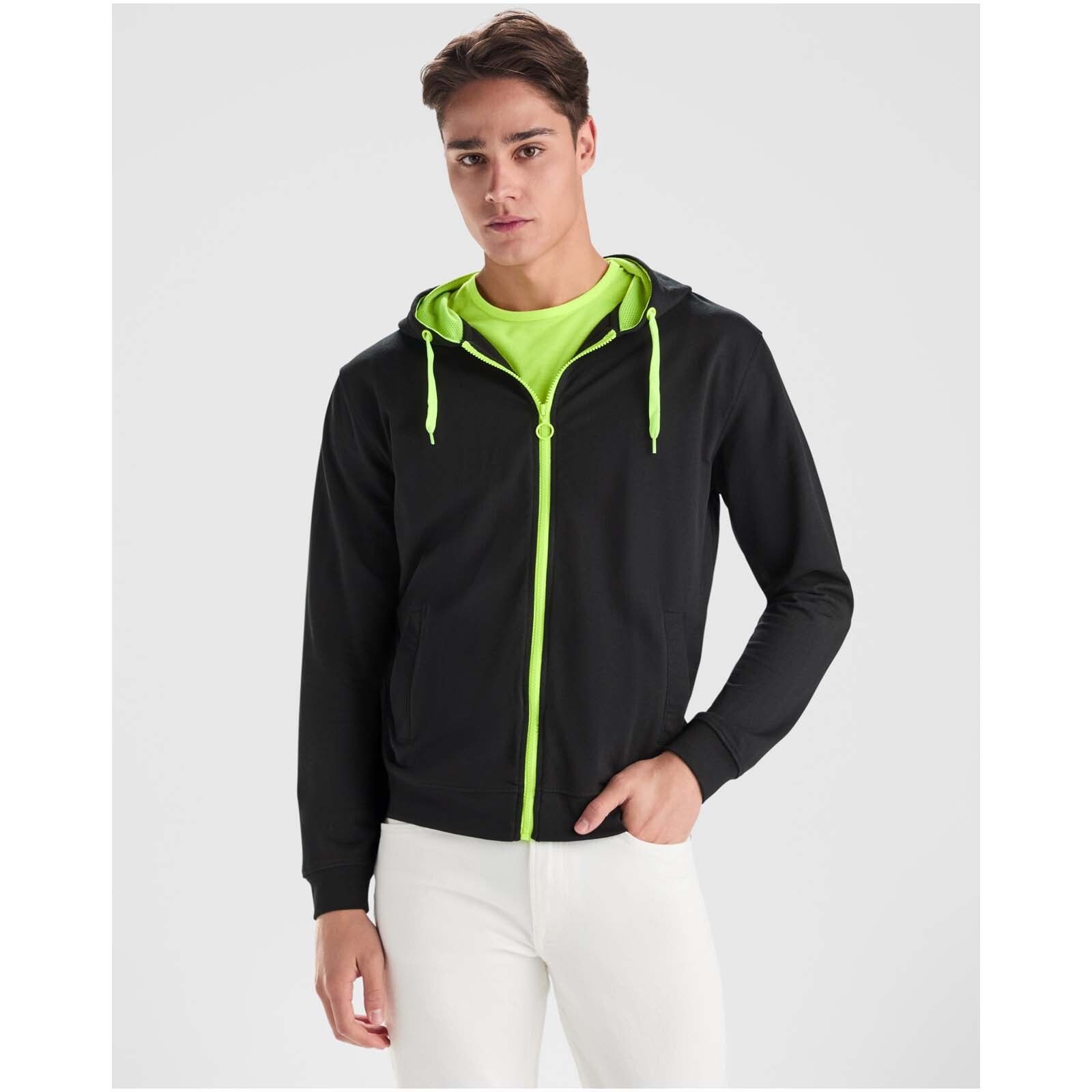 Fuji Kaputzensweatjacke  - heather grau - S-434