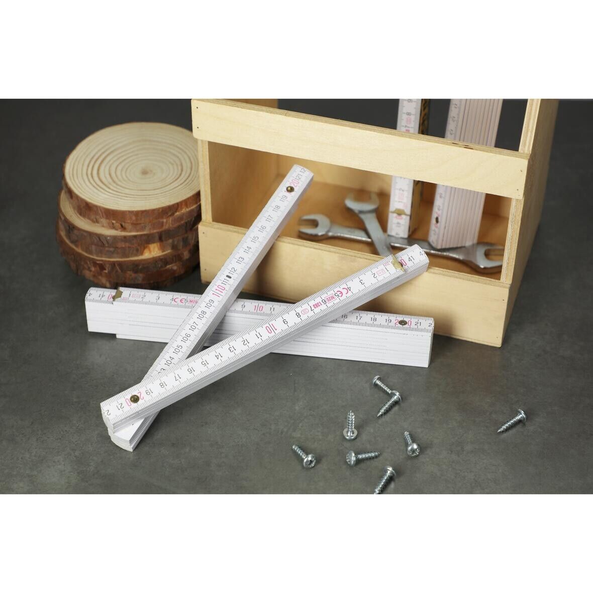 Zollstock Craft 2m - weiß-588