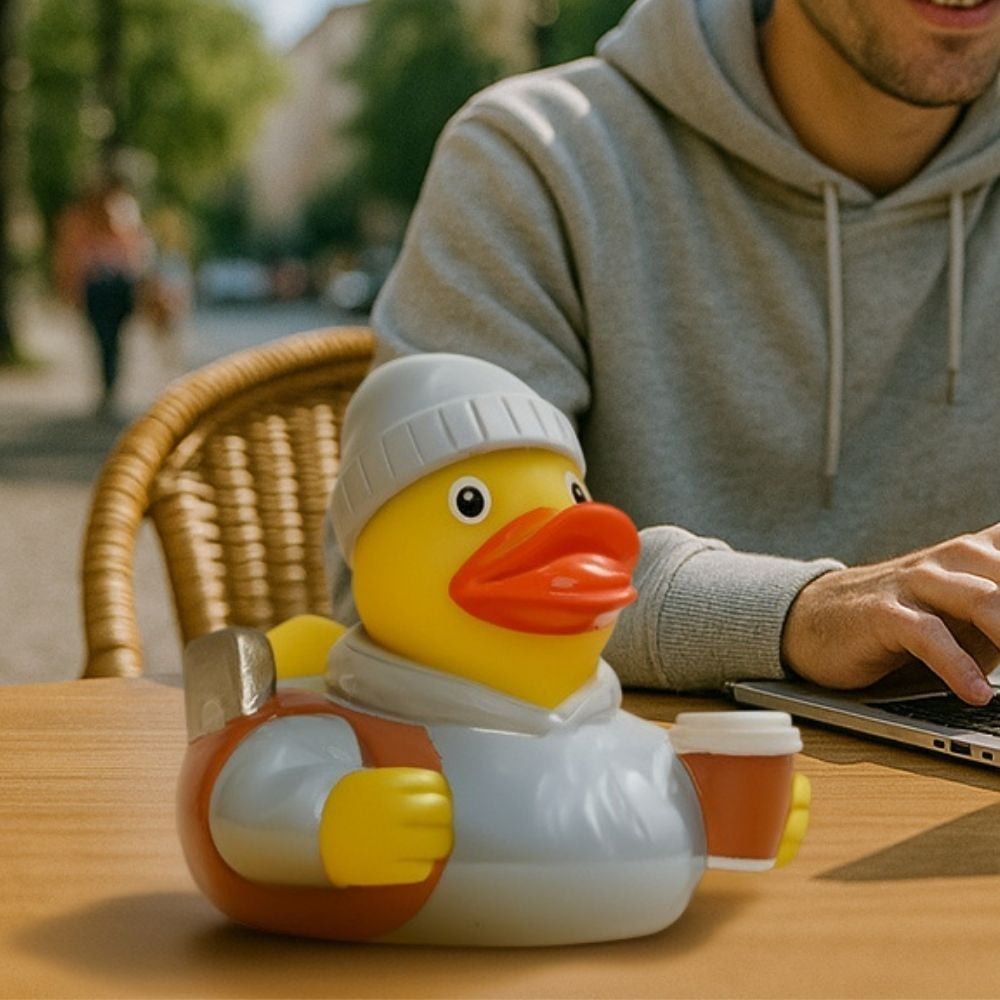 Quietsche-Ente Start-Up - bunt-697