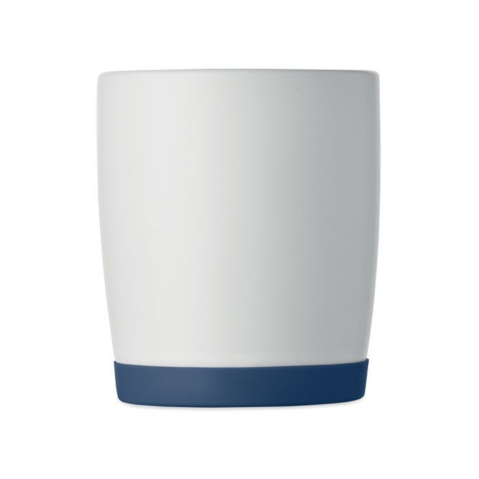 Keramikbecher 300 ml SILBASE - marineblau-789