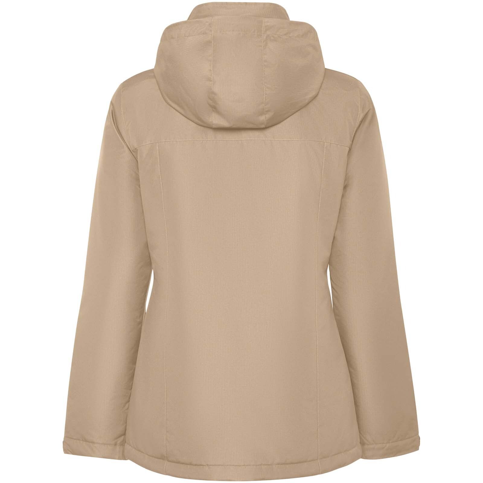 America wattierter Parka für Damen - dunkelsand - 3XL-817