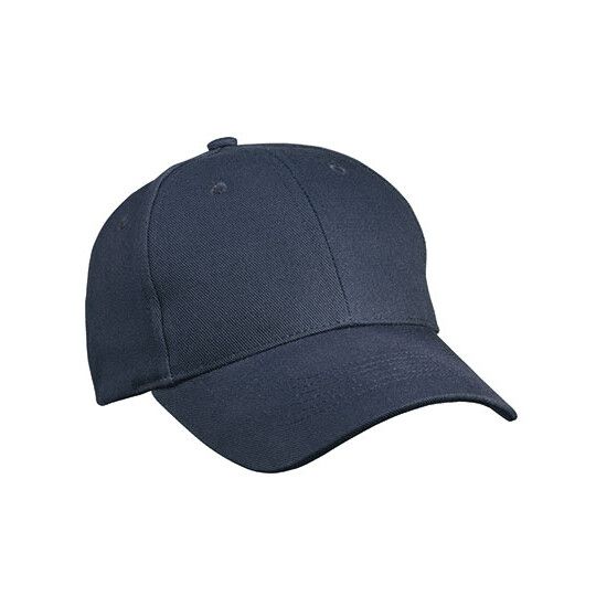 6 Panel Cap Heavy Cotton - navy-372