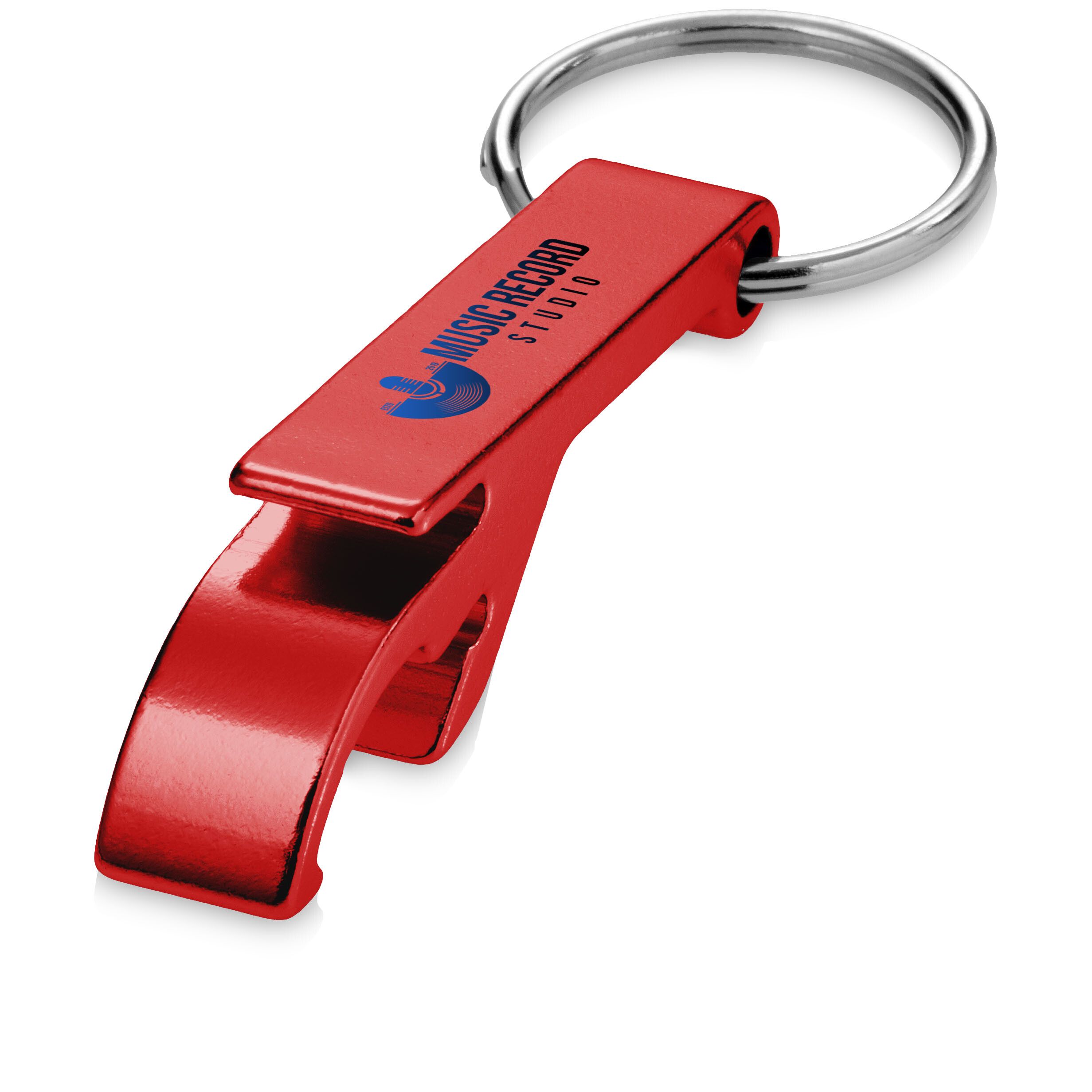 Tao Schlüsselanhänger mit Flaschen- und Dosenöffner aus recyceltem RCS Aluminium - rot-225