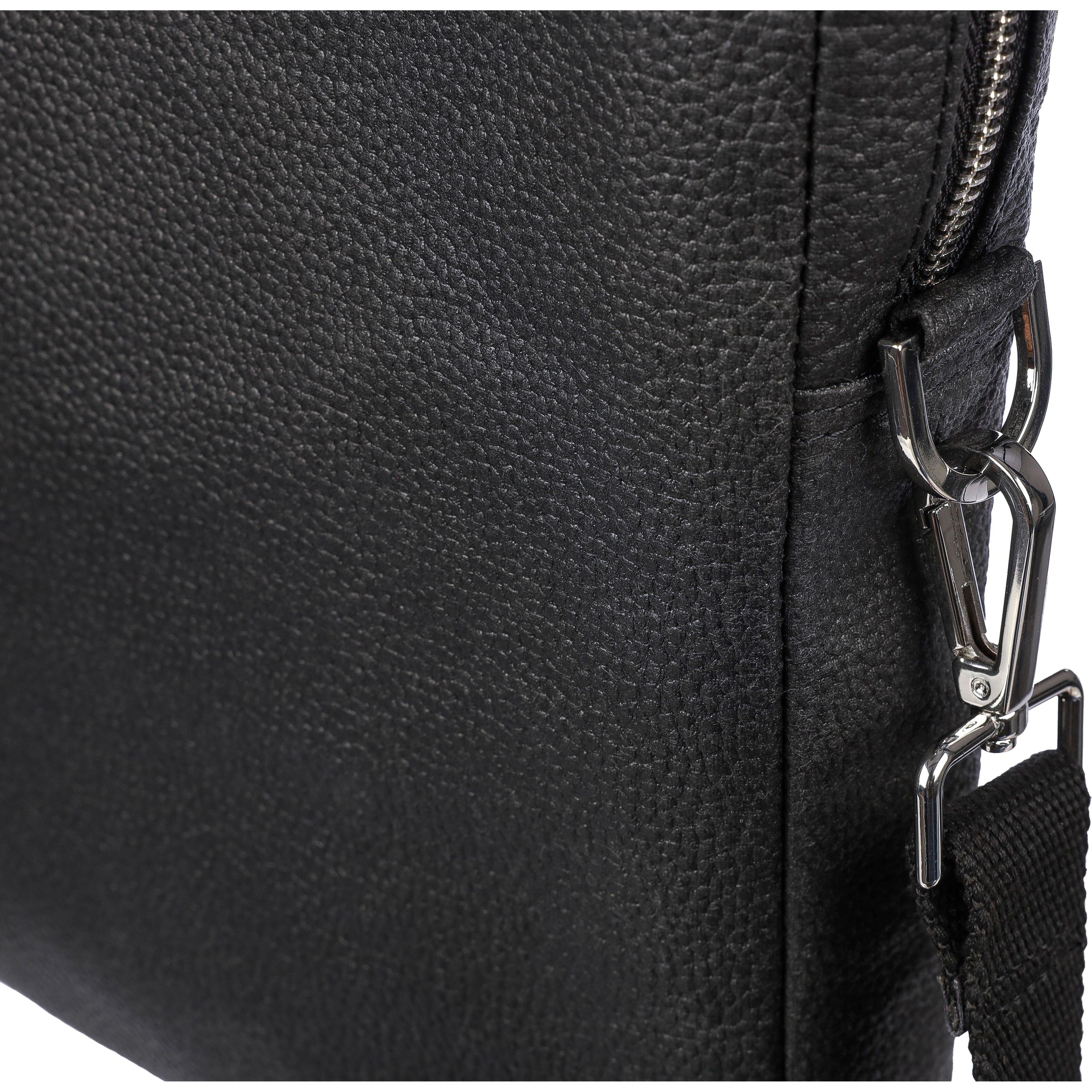 Laptoptasche Lillian aus Tomatenleder - schwarz-456