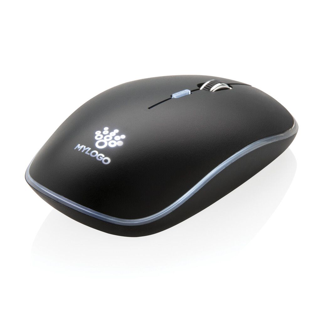 Light-Up Logo kabellose Maus - schwarz-998