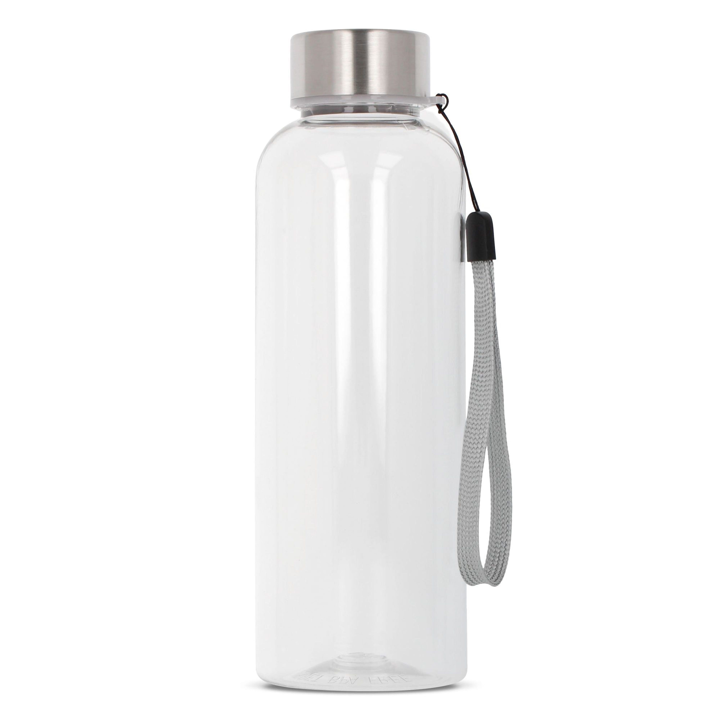 Wasserflasche Jude R-PET 500ml - transparent  -  grau-482