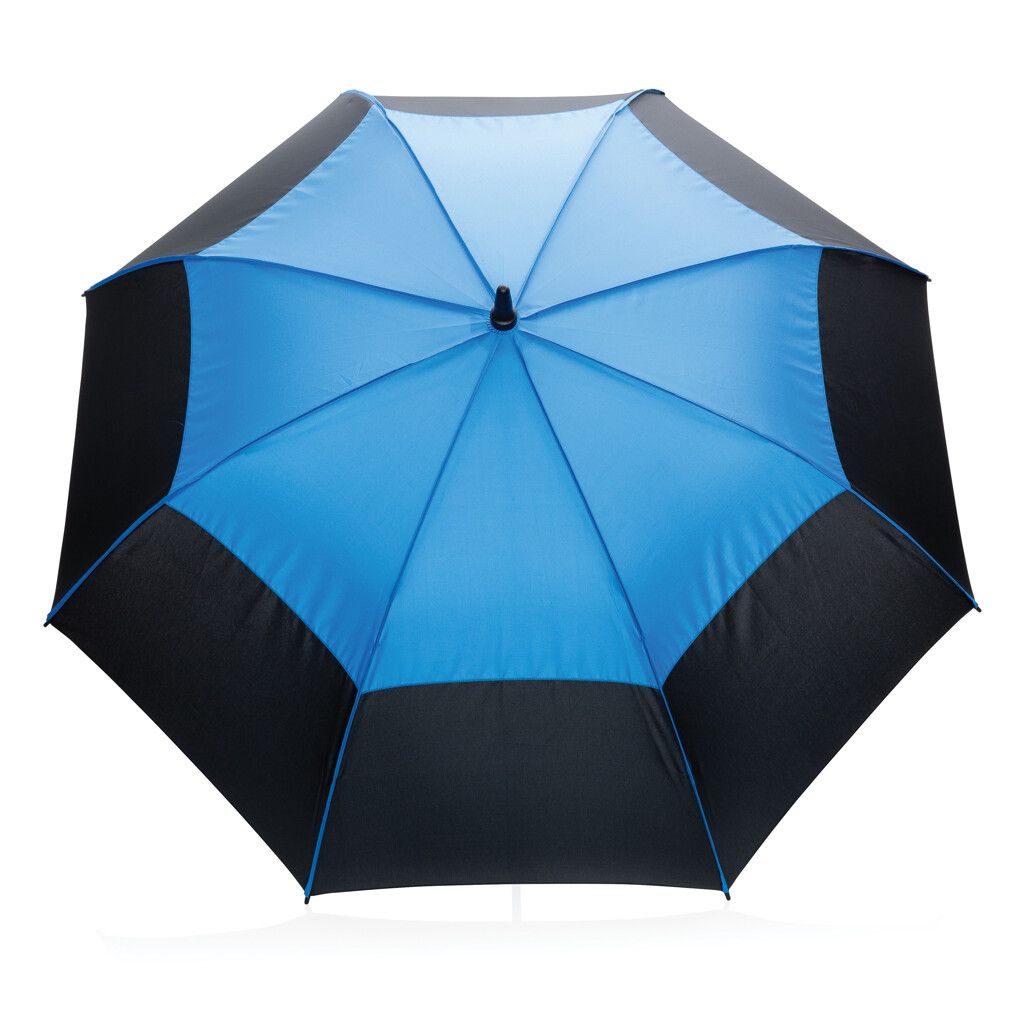 27" Impact AWARE™ RPET 190T Auto-Open Stormproof-Schirm - blau-182