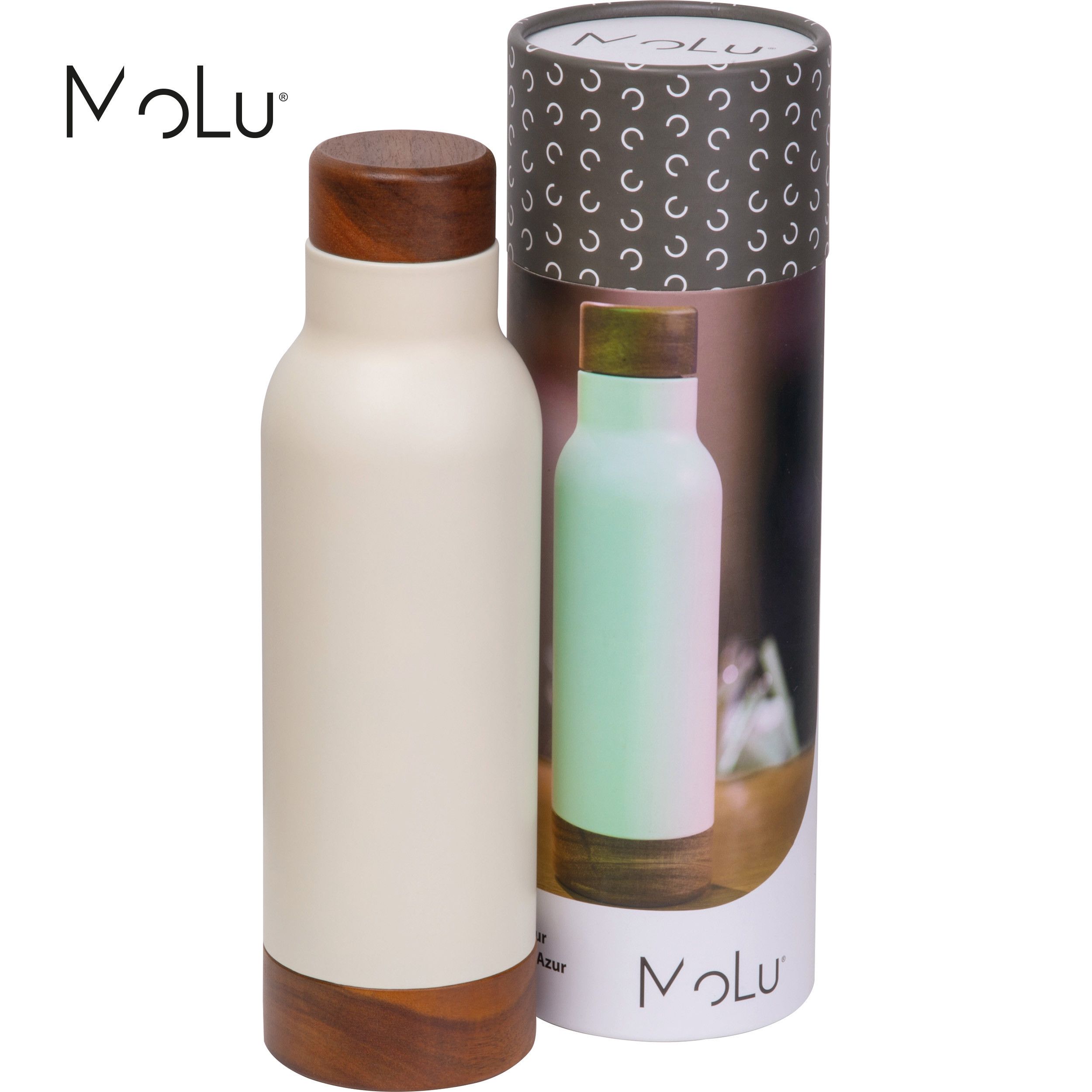 MoLu Trinkflasche Côte d’Azur - weiß-570