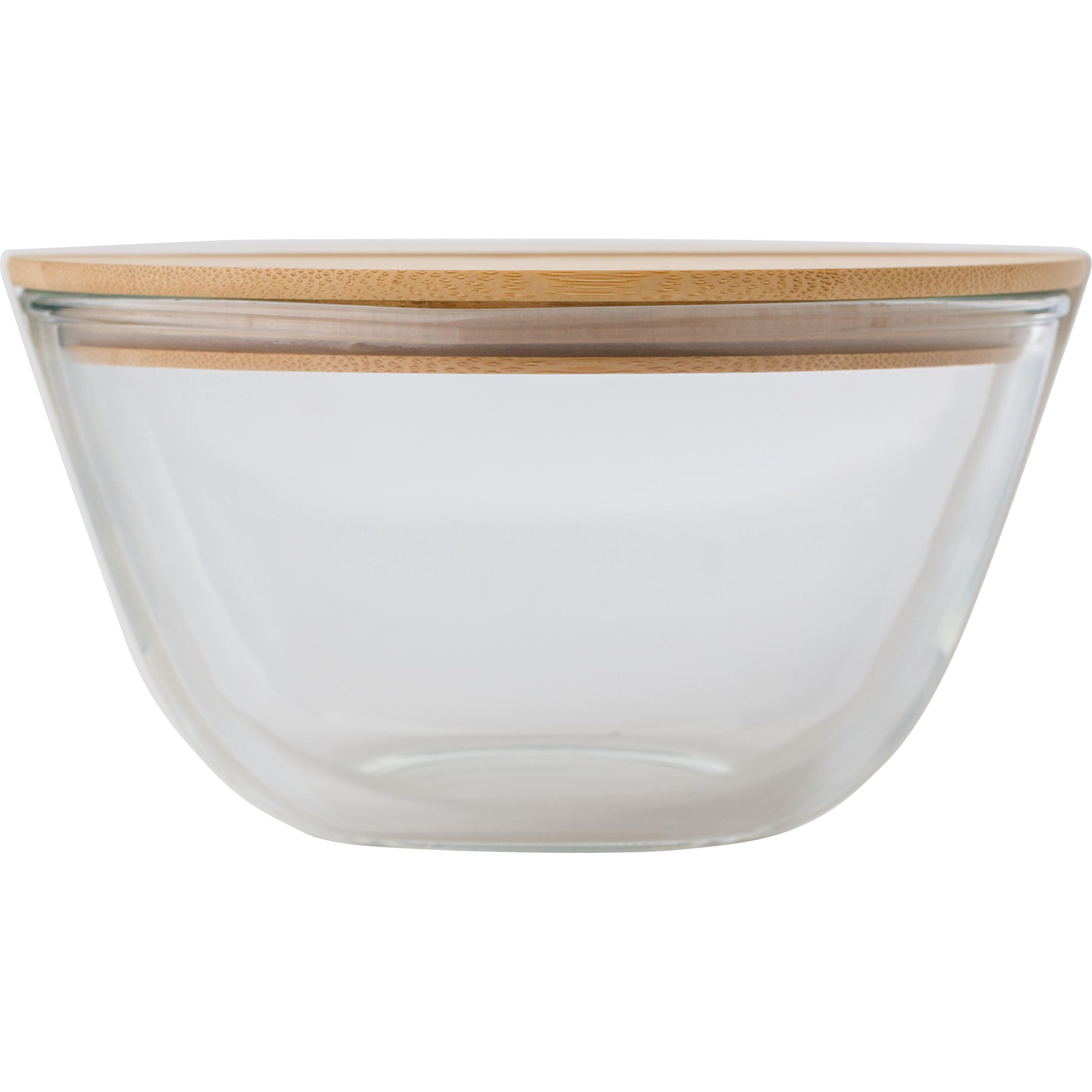 Salatschüssel aus Glas Isabeau - braun-66