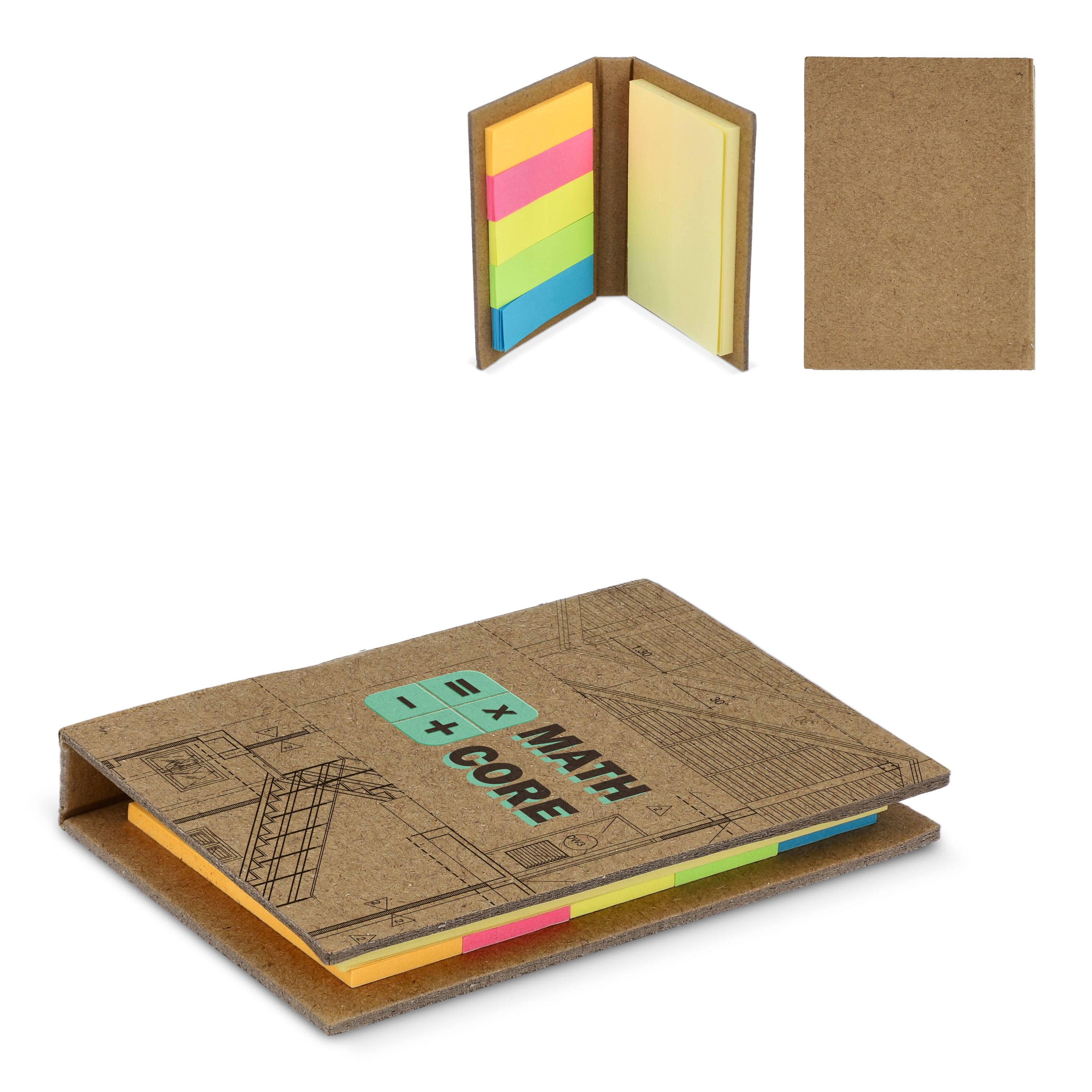 Haftnotizen Kraftpapier 2 - natur-792