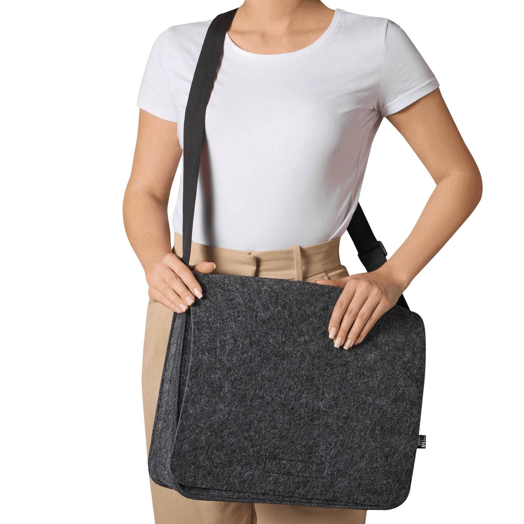 Umschlagtasche LUTON - dunkelgrau-580