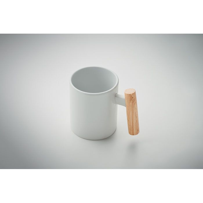 Keramikbecher 320 ml CRENATE - weiß-296