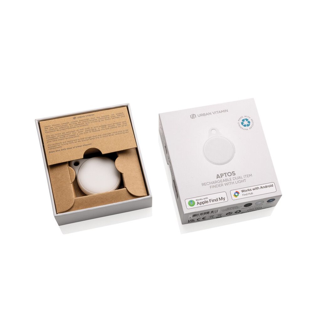 Urban Vitamin Aptos– wiederaufladbarer Dual-Finder mit Licht - weiß-841