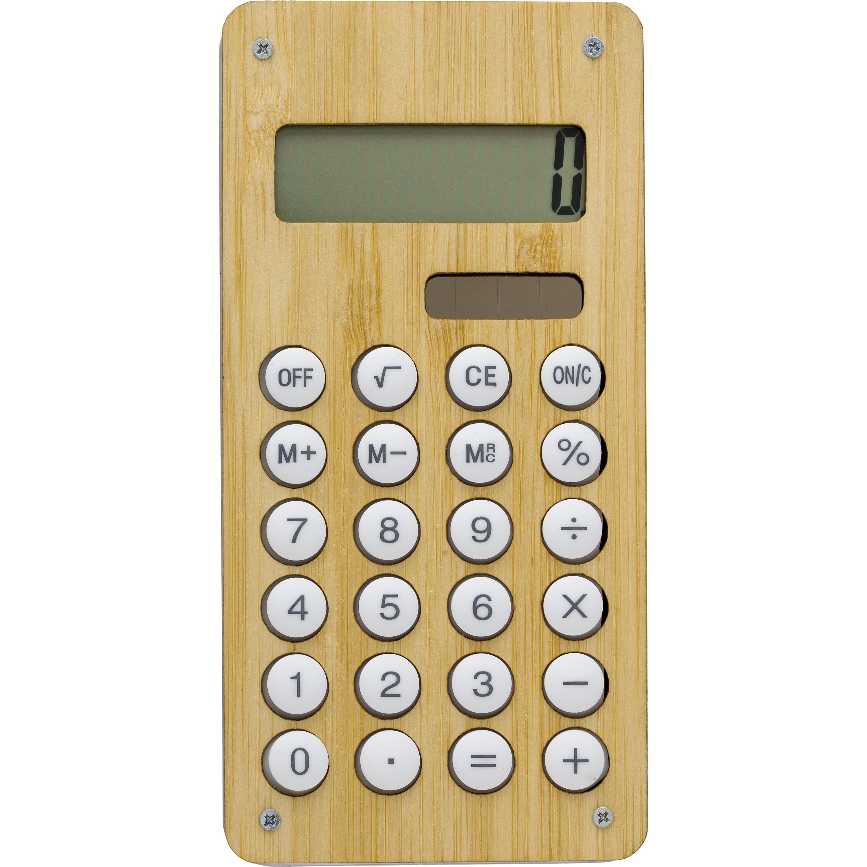 Taschenrechner aus Bambus Thomas - bambus-585