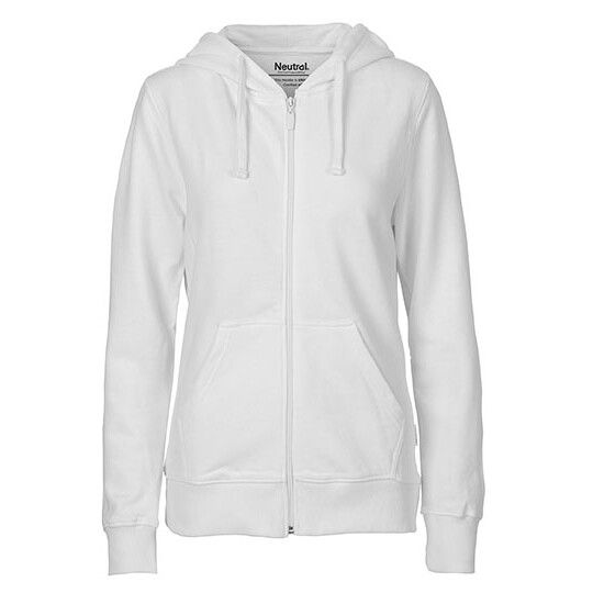 Ladies´ Zip Hoodie - white-553