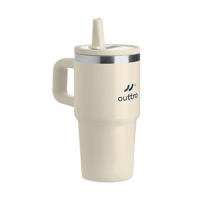 Doppelwandiger Trinkbecher 500ml ALAND - beige-167
