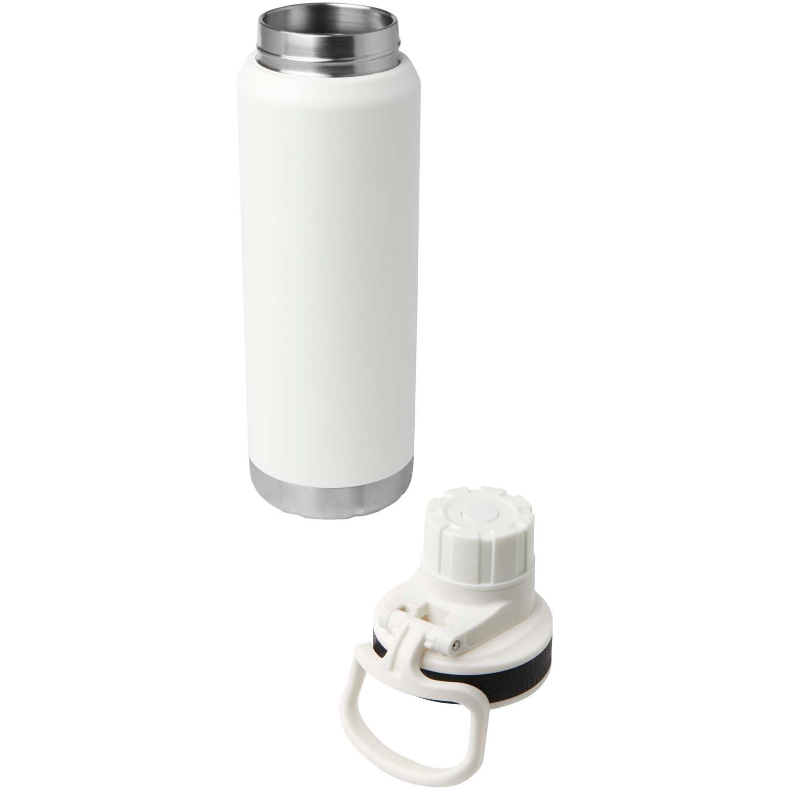 Fortis 700 ml RCS-zertifizierte Kupfer-Vakuum Isolierflasche aus recyceltem Edelstahl (Kohlensäure geeignet) - weiss-771
