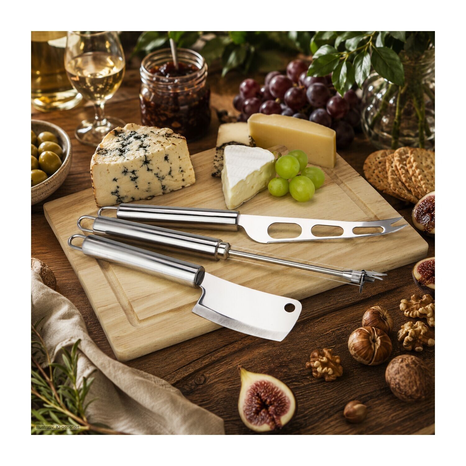 ROMINOX® Käse-Set Legno-116