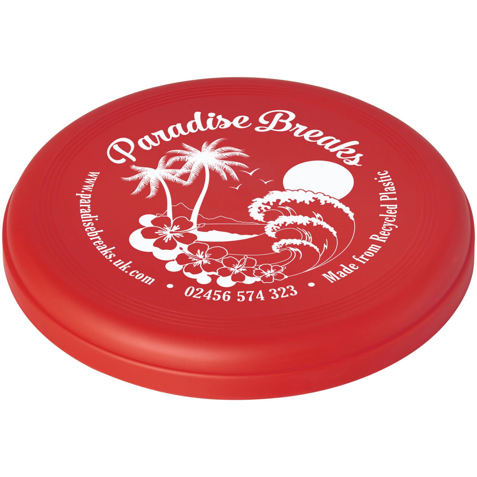 Crest recycelter Frisbee - rot-422