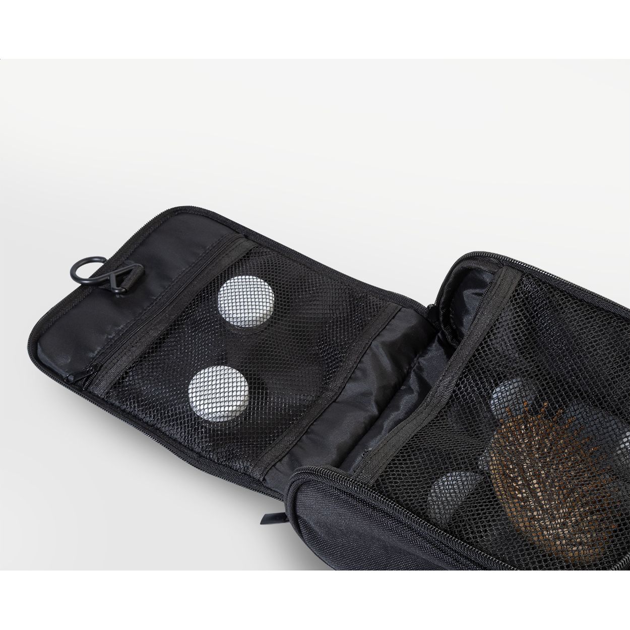 Susity RPET Kosmetiktasche zum Hängen - schwarz-517