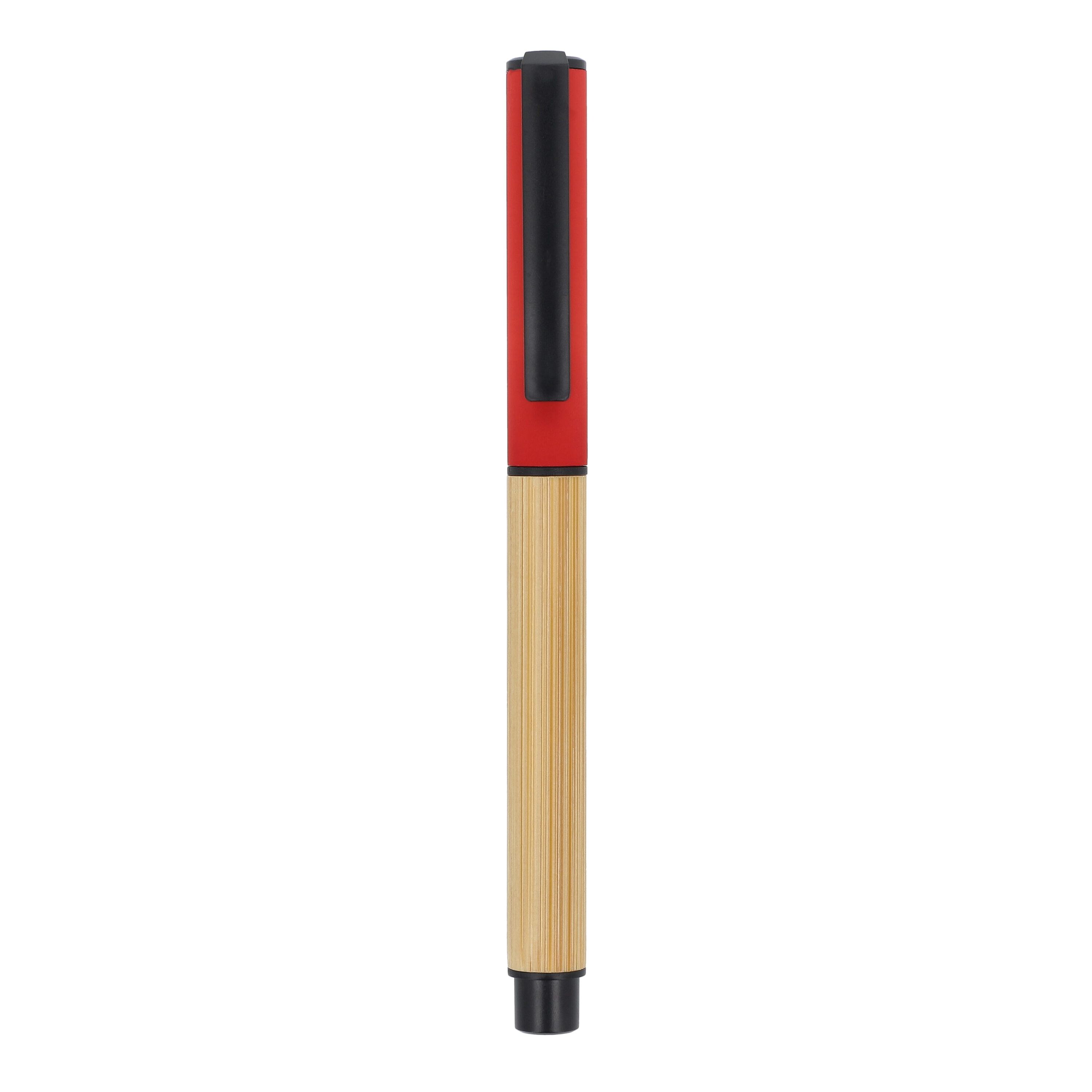 Rollerball Bambus - dunkelrot-677