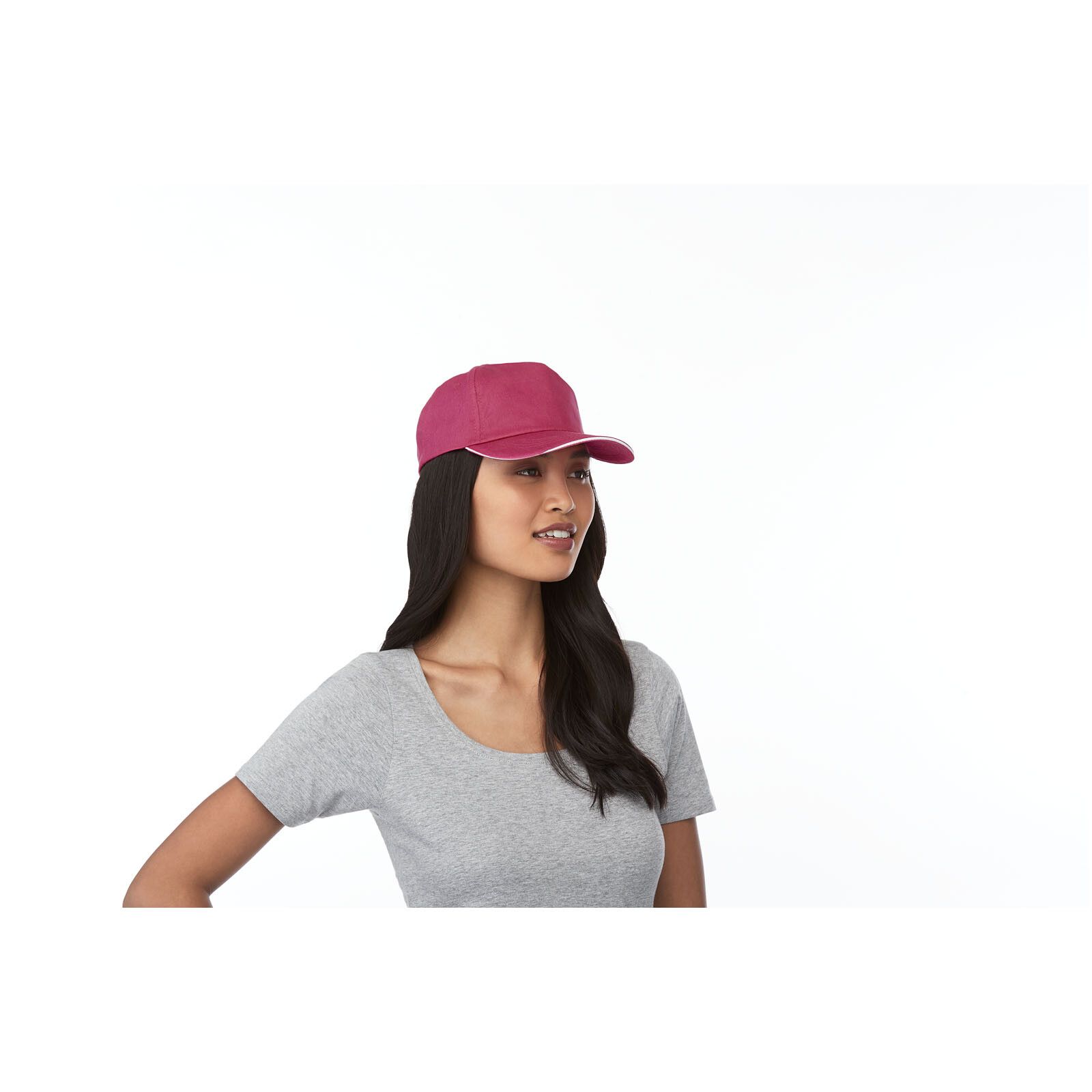Styx Cap mit 5 Segmenten und Sandwichschirm - rot - 0-650