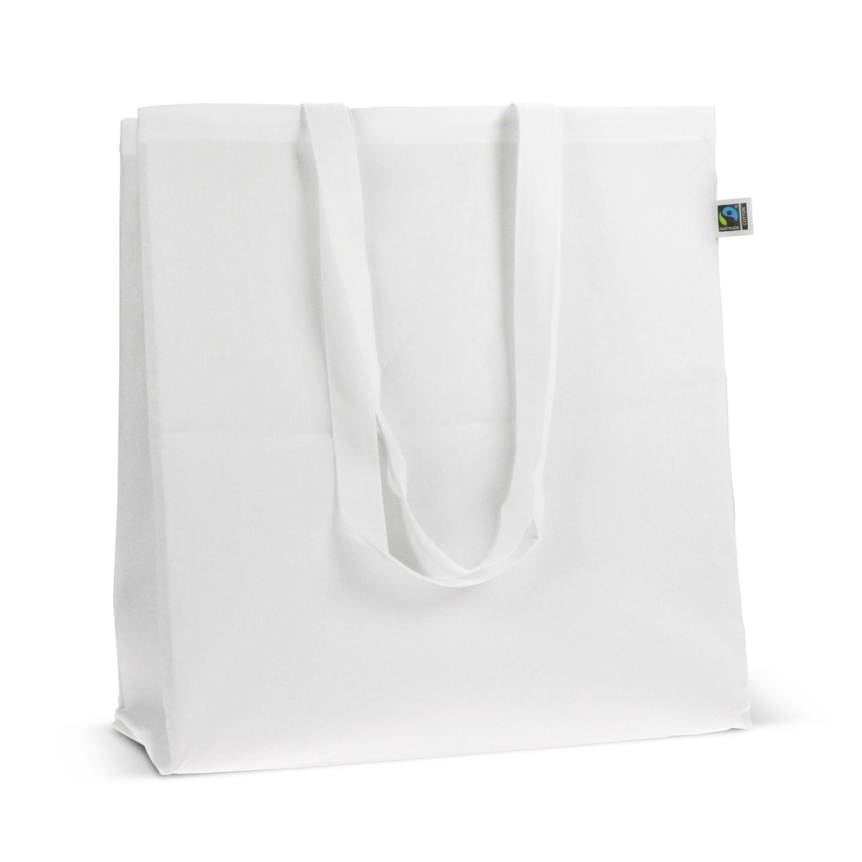 Tasche Fairtrade 140g 38x10x42 - weiss-447