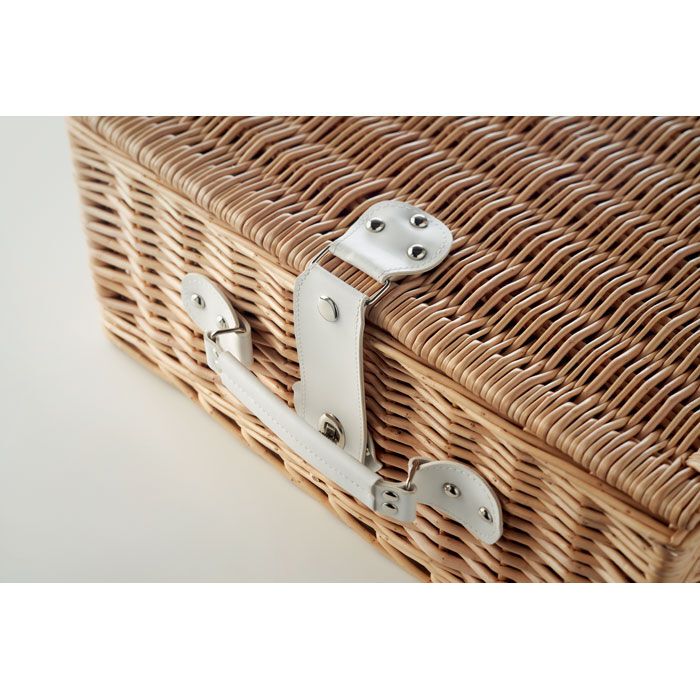 Picknickkorb aus Korbweide MIMBRE PLUS - holz-7