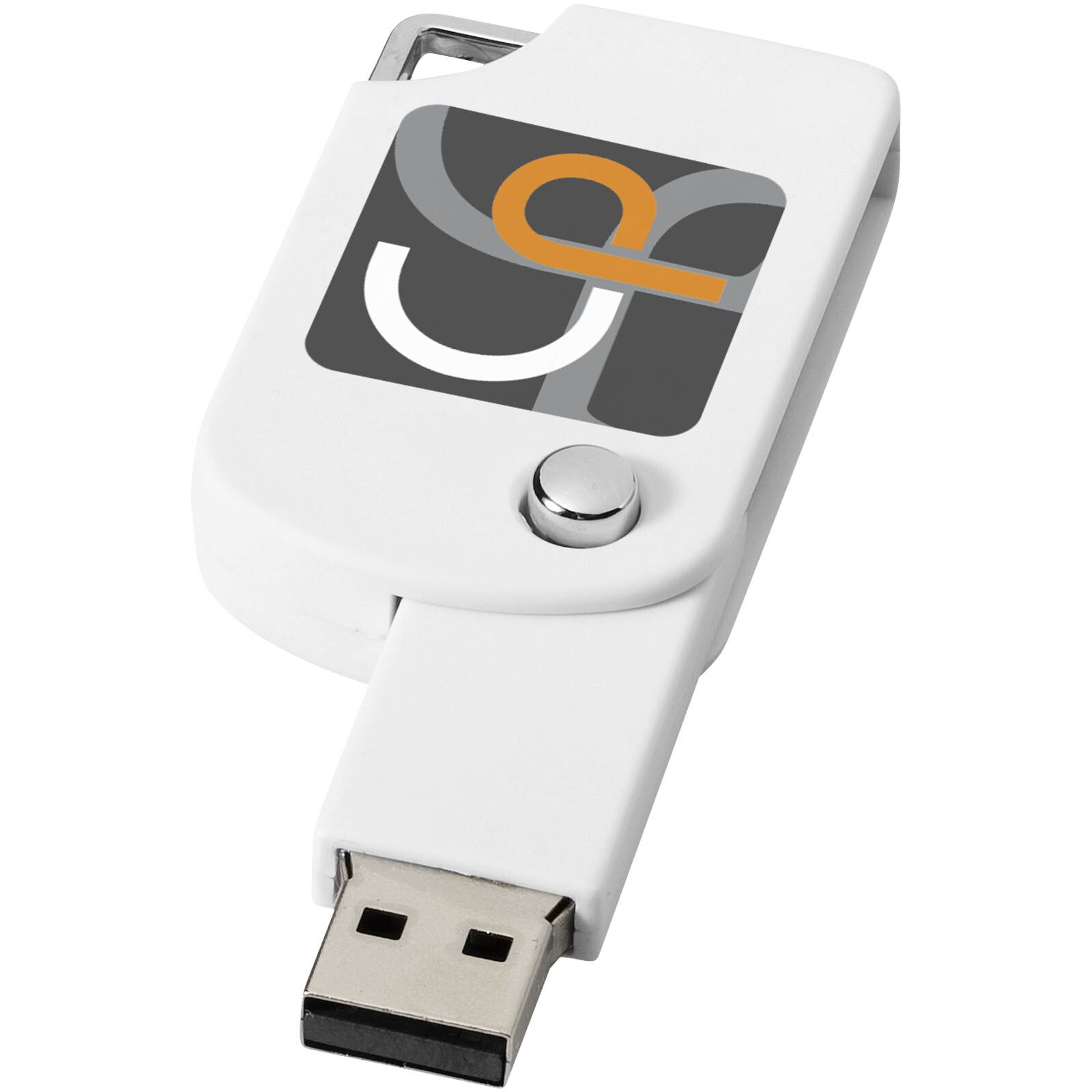 Swivel Square USB-Stick - weiss - 8 GB-876