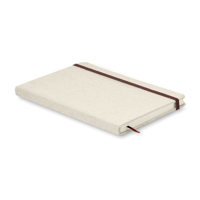 DIN A5 Notizbuch mit Canvas CANVAS - beige-653