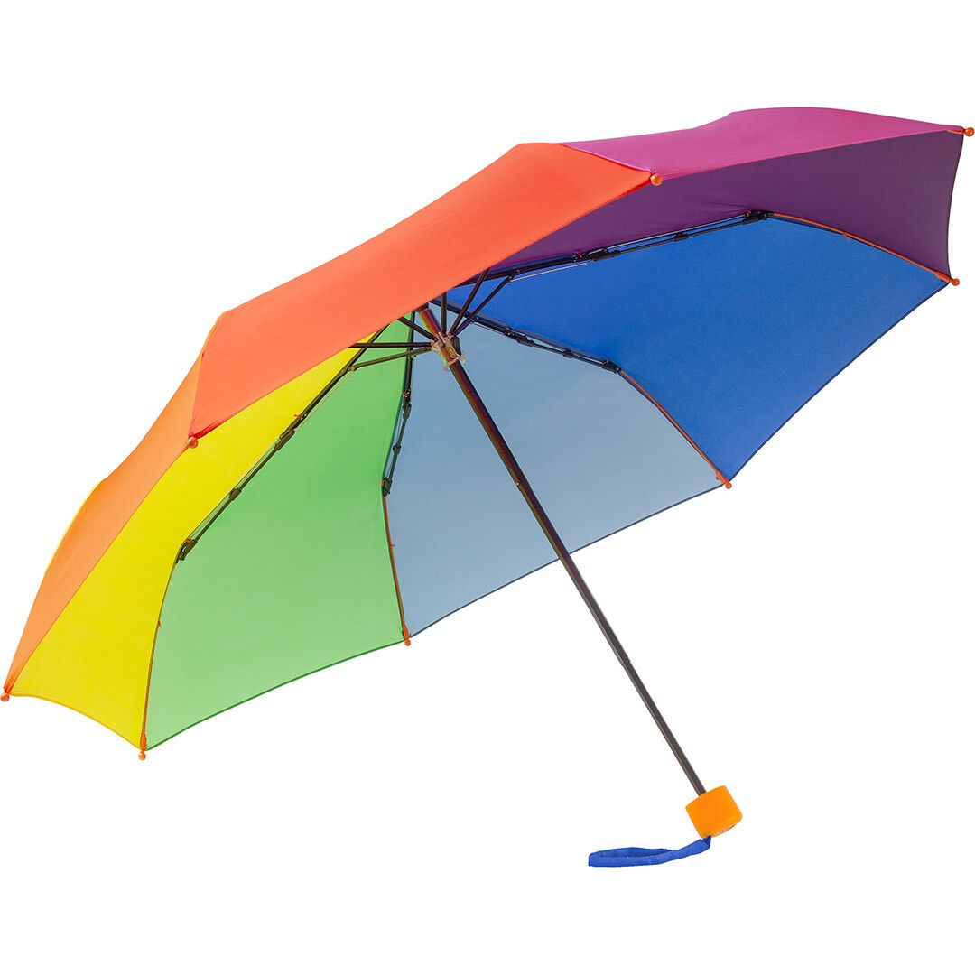 Taschenschirm FARE® 4Kids Ø98 cm - regenbogen-612