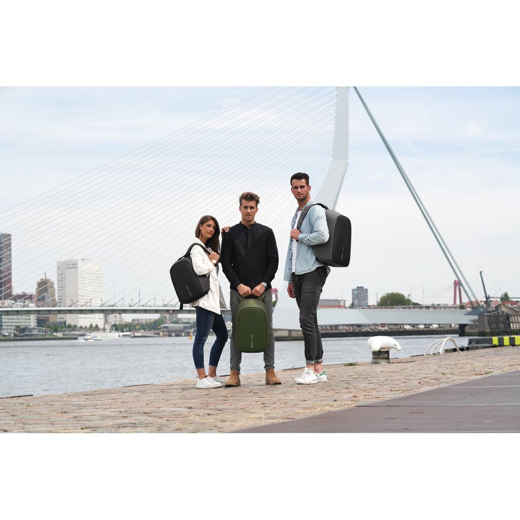 Bobby Hero Small Anti-Diebstahl-Rucksack - anthrazit-316