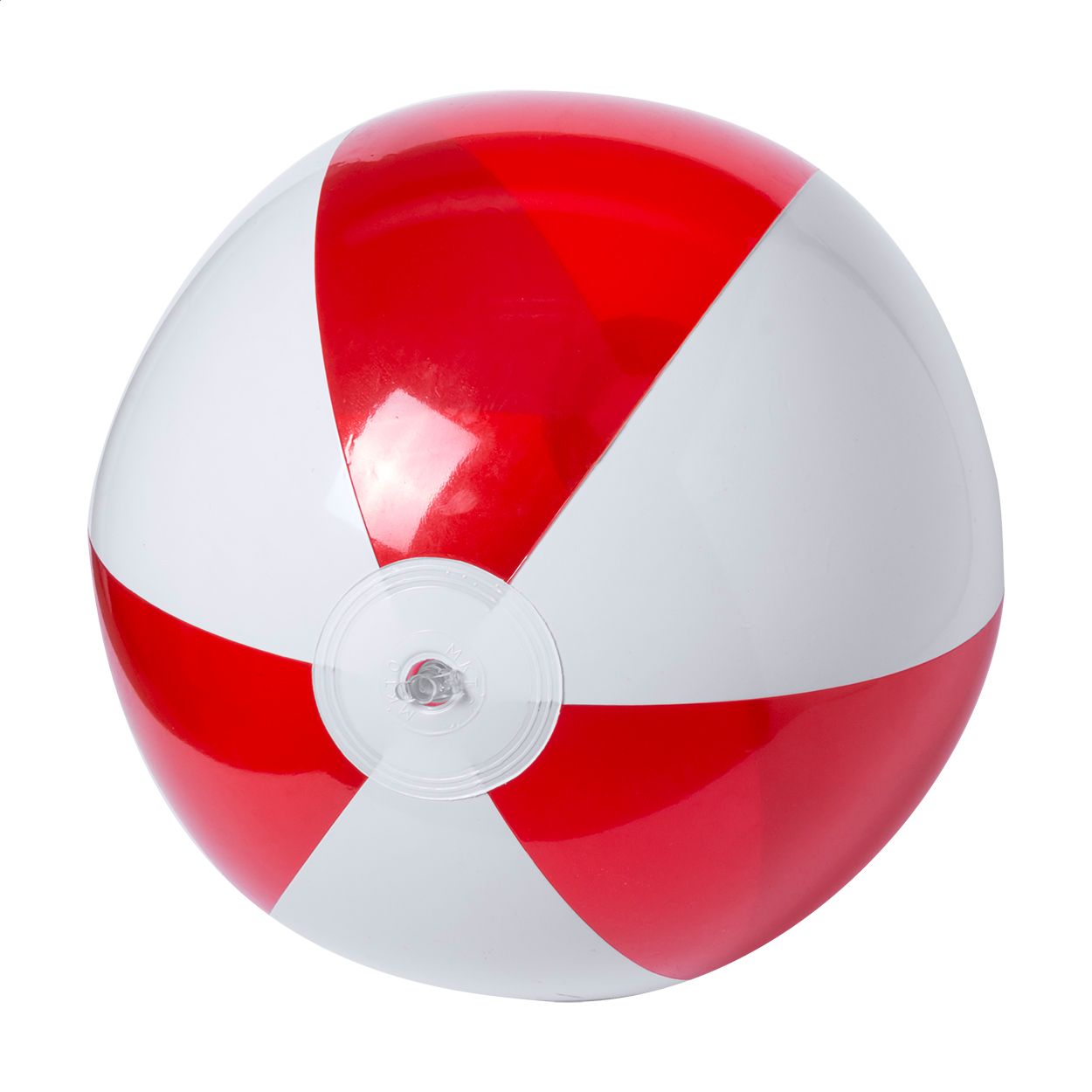Strandball (Ø28 cm) Zeusty - rot - weiß-547