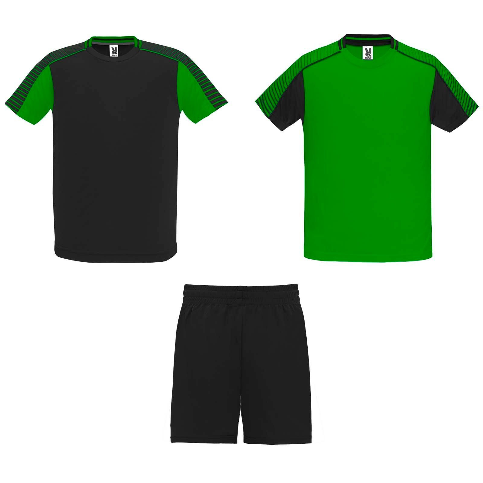 Juve Sport-Set   - farngrün -  schwarz - 2XL-818