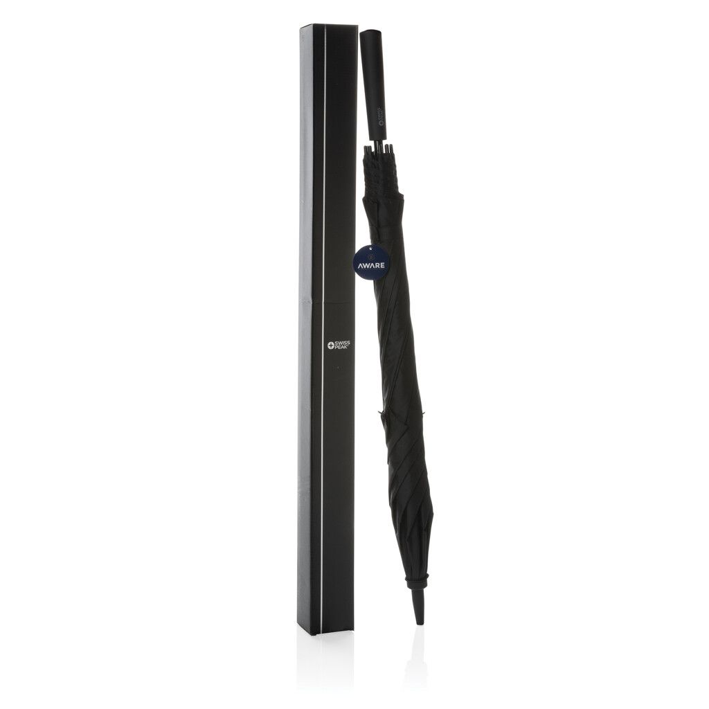 Swiss Peak AWARE™ Tornado 23" Sturmschirm - schwarz-911