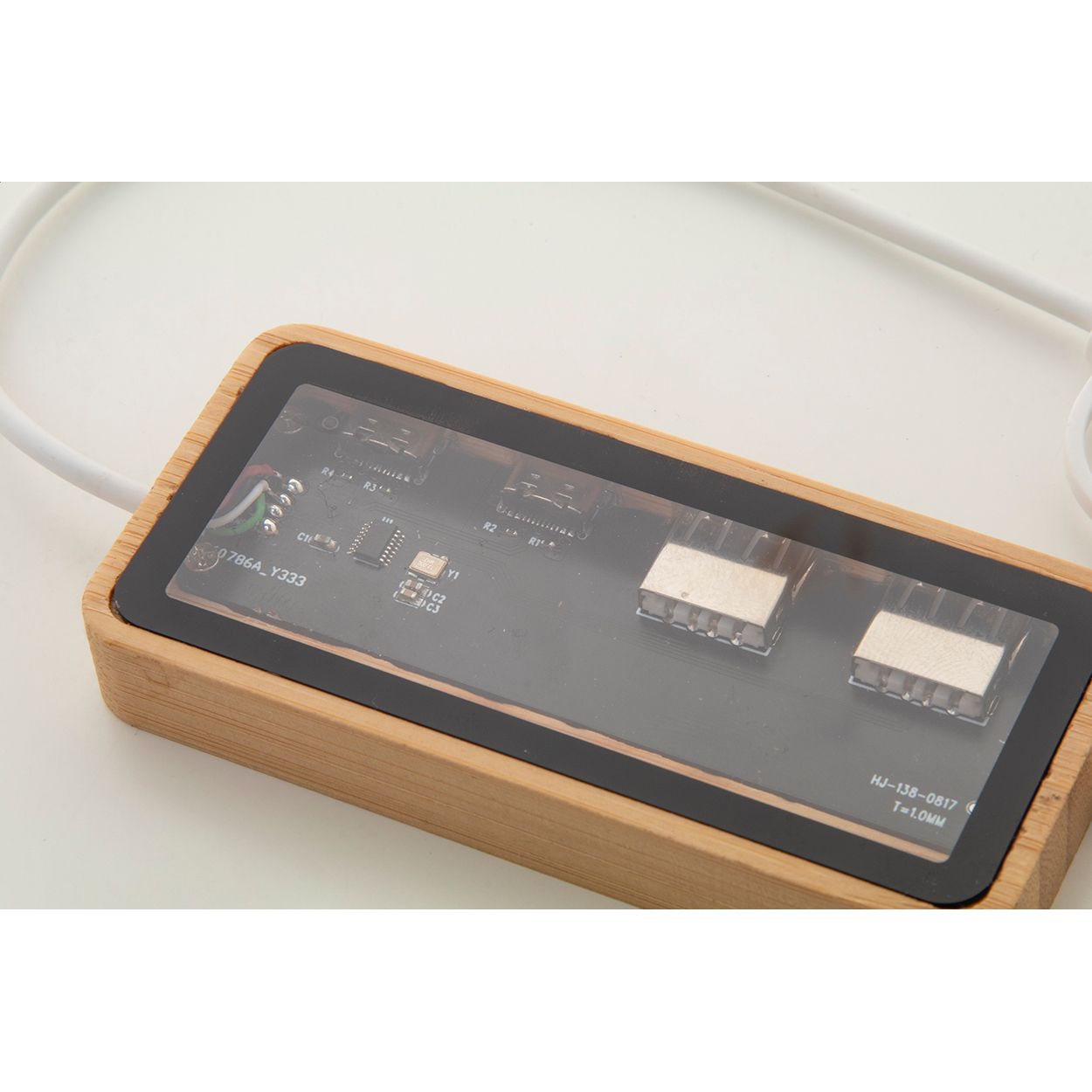 Transparenter USB-Hub SeeHub - natur - transparent-844